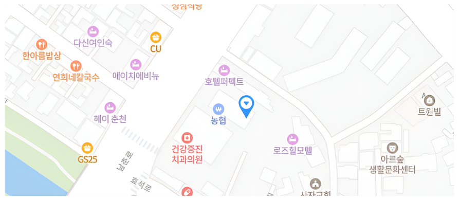 남춘천지점 위치